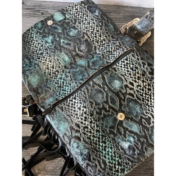 embossed leather handbags - Picture 8 of 9